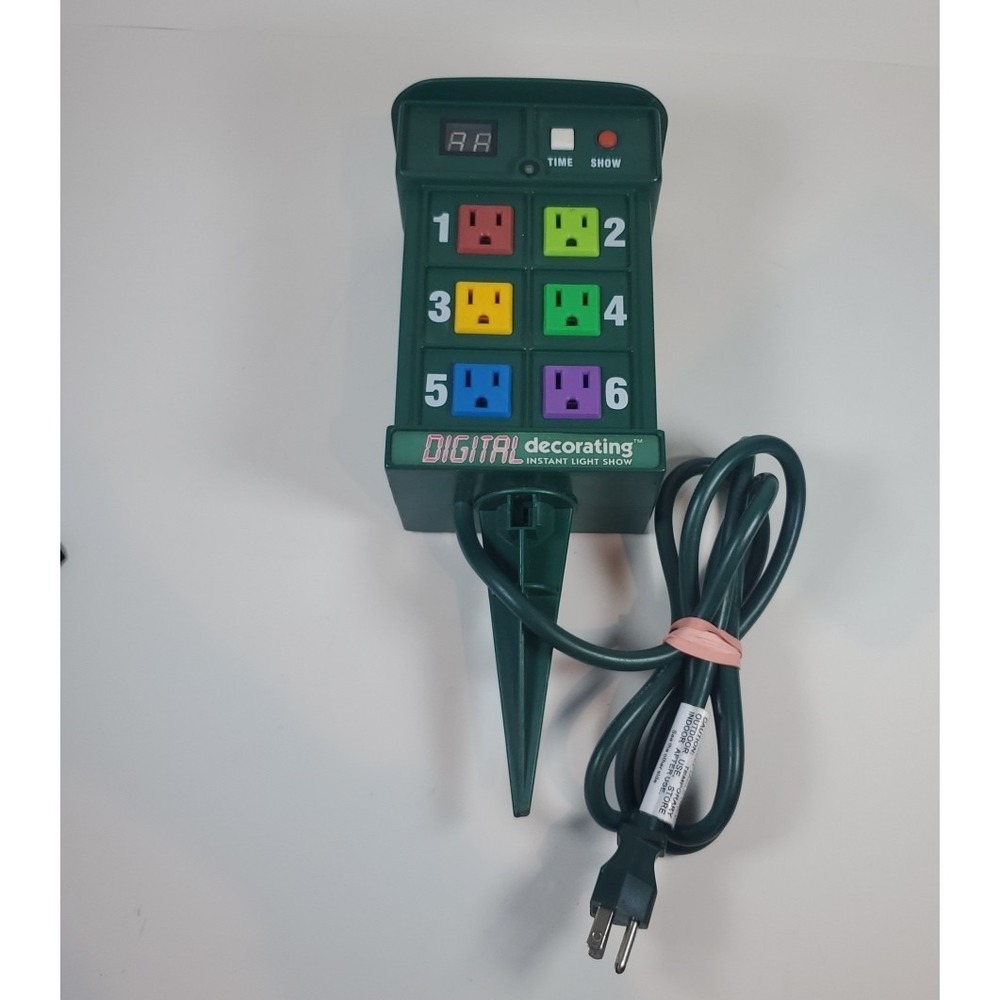 NOMA Christmas Digital Decorating Instant Light Show 19 Pre-Programmed Magic